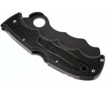 Navaja Spyderco Assist C79PSBBK hoja dentada negra mango de nylon/fibra de vidrio negro 12.2cm 2