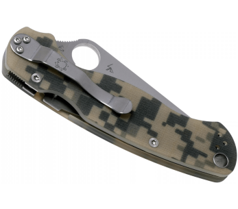 Spyderco Paramilitary 2 Camo C81GPCMO2 foldekniv G10-håndtak 12,2 cm 2
