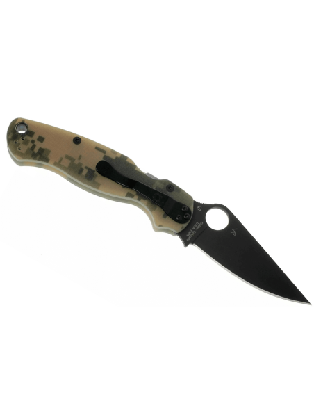 Spyderco Paramilitary 2 Camo C81GPCMOBK2 foldekniv svart blad G10-håndtak 12,2 cm