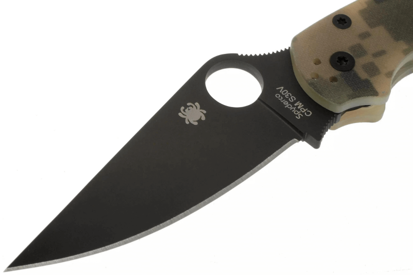 Spyderco Paramilitary 2 Camo C81GPCMOBK2 foldekniv sort blad G10-håndtag 12,2 cm