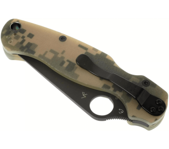 Spyderco Paramilitary 2 Camo C81GPCMOBK2 foldekniv svart blad G10-håndtak 12,2 cm 2