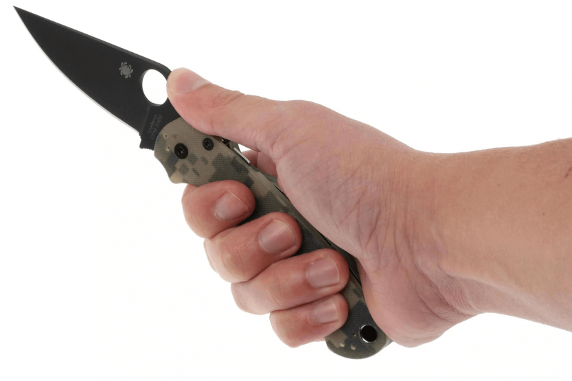 Spyderco Paramilitary 2 Camo C81GPCMOBK2 foldekniv svart blad G10-håndtak 12,2 cm