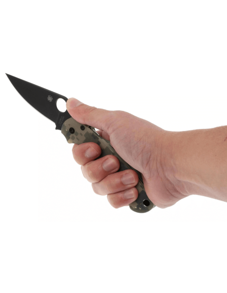 Spyderco Paramilitary 2 Camo C81GPCMOBK2 foldekniv svart blad G10-håndtak 12,2 cm