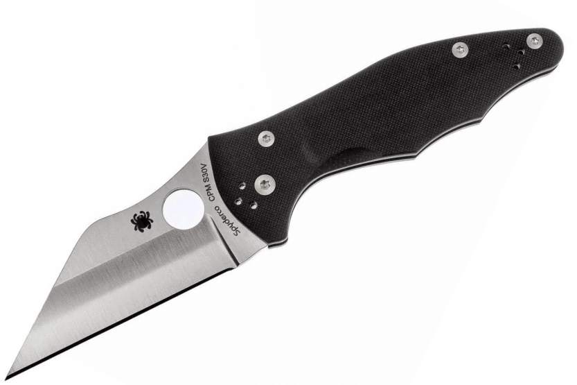 Spyderco coltello pieghevole Yojimbo 2 C85GP2 Wharncliffe G10 manico nero 11,4 cm