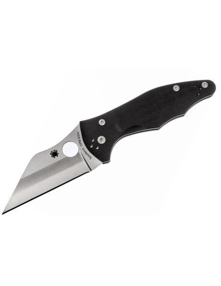 Spyderco coltello pieghevole Yojimbo 2 C85GP2 Wharncliffe G10 manico nero 11,4 cm
