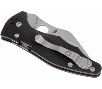 Folding knife Spyderco Yojimbo 2 C85GP2 Wharncliffe handle G10 black 11,4cm 2
