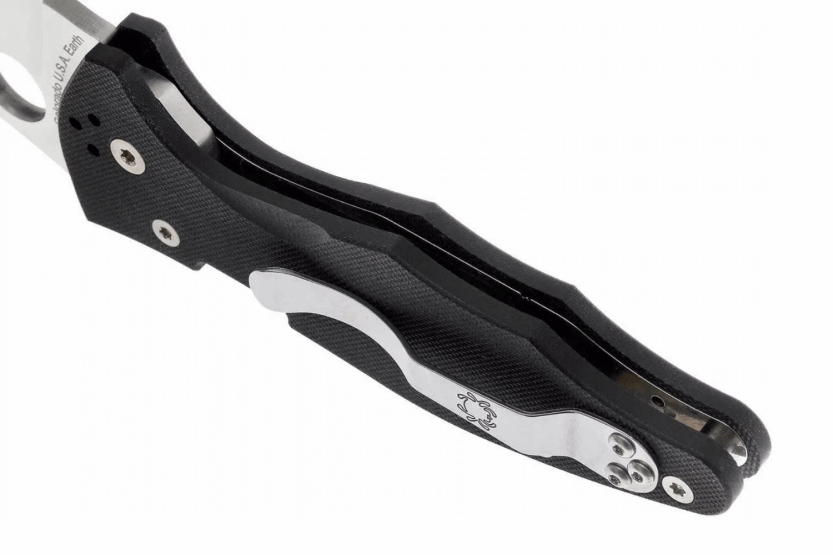 Folding knife Spyderco Yojimbo 2 C85GP2 Wharncliffe handle G10 black 11,4cm