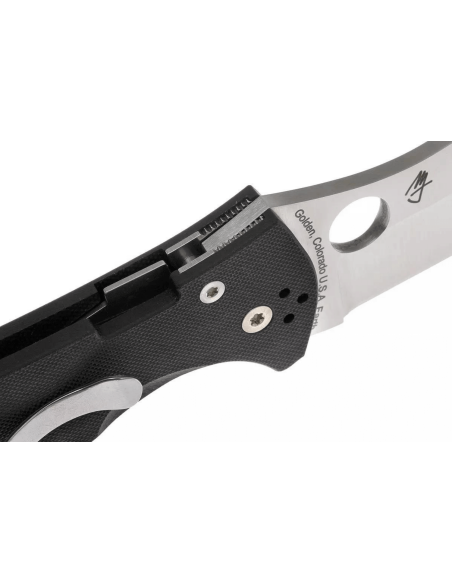 Folding knife Spyderco Yojimbo 2 C85GP2 Wharncliffe handle G10 black 11,4cm