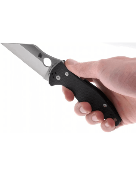 Folding knife Spyderco Yojimbo 2 C85GP2 Wharncliffe handle G10 black 11,4cm
