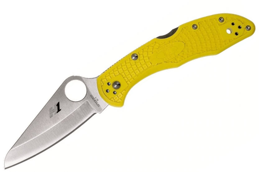 Klappmesser Spyderco Salt 2 C88PYL2 Nylon-/Fiberglasgriff gelb 10,8cm