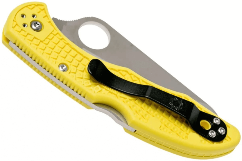 Spyderco Salt 2 C88PYL2 foldekniv 10,8 cm med gult nylon/glassfiberhåndtak
