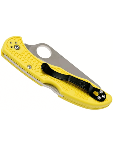 Spyderco Salt 2 C88PYL2 foldekniv 10,8 cm med gult nylon/glassfiberhåndtak