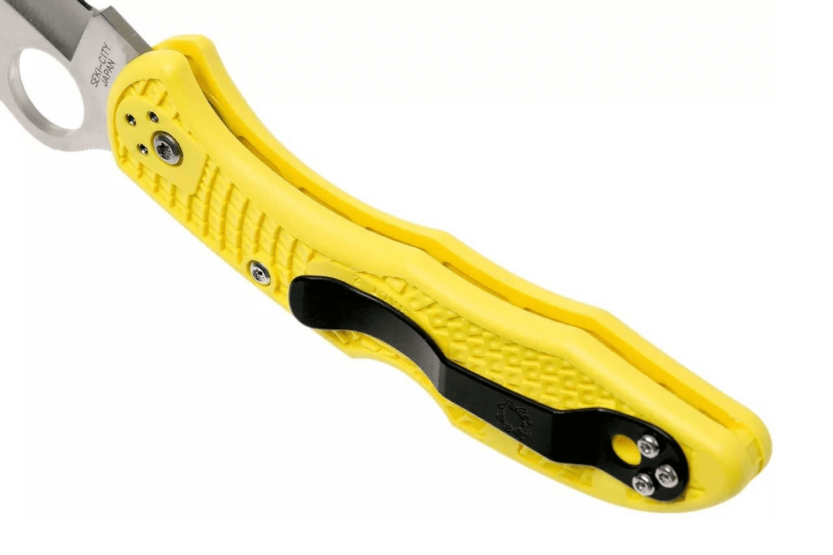Spyderco Salt 2 C88PYL2 taittoveitsi 10.8cm keltainen nylon/lasikuitukahva