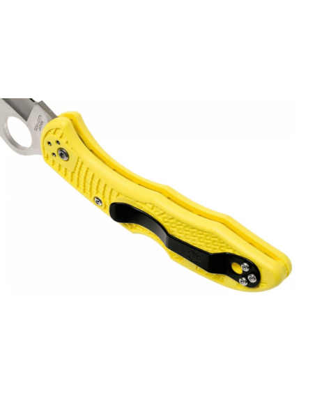 Klappmesser Spyderco Salt 2 C88PYL2 Nylon-/Fiberglasgriff gelb 10,8cm