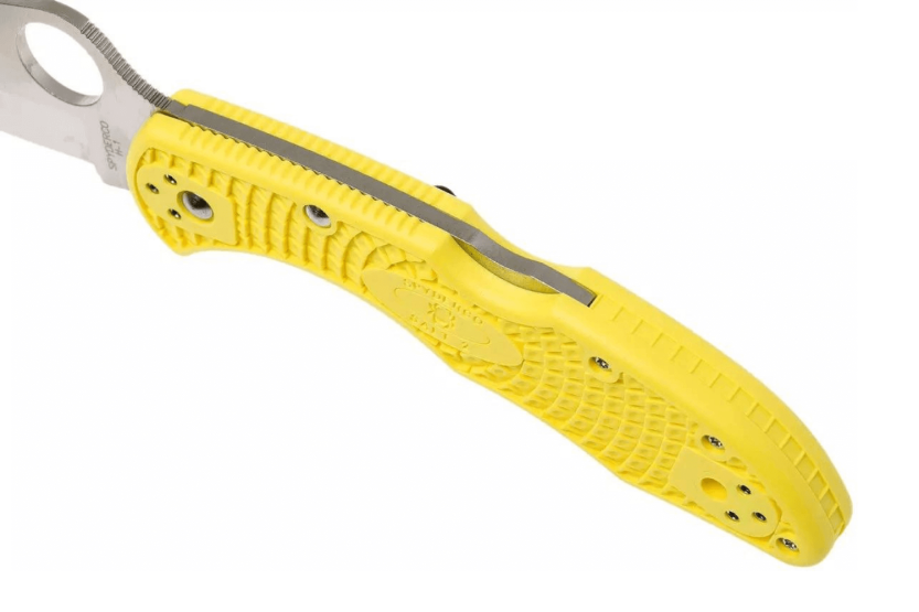 Spyderco Salt 2 C88PYL2 folding knife 10.8cm yellow nylon/fiberglass handle