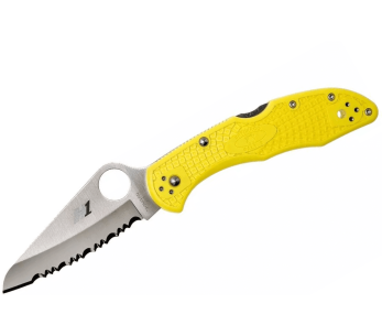 Spyderco Salt 2 C88SYL2 vouwmes met gekarteld lemmet 10,8cm nylon/fiberglas handvat