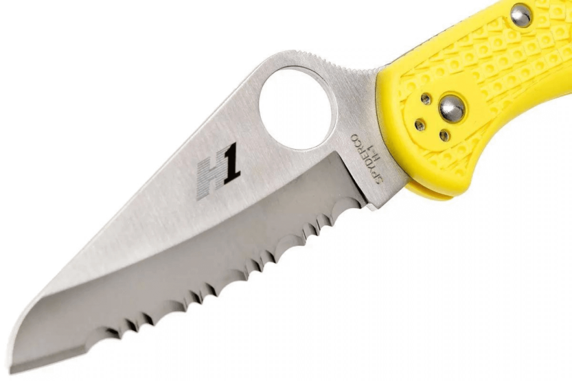 Spyderco Salt 2 C88SYL2 folding knife with serrated blade 10.8cm nylon/fiberglass handle
