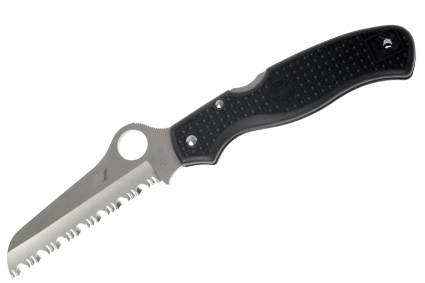 Klappmesser Spyderco Atlantic Salt C89SBK Nylon/Glasfaser Griff schwarz 11,7cm