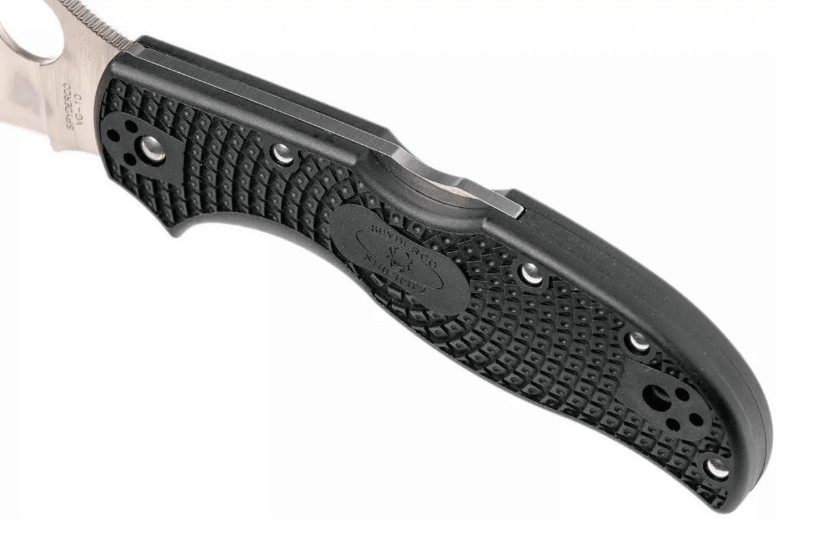 Spyderco Strech 2 C90PBK2 foldekniv sort nylon/glasfiberhåndtag 12 cm