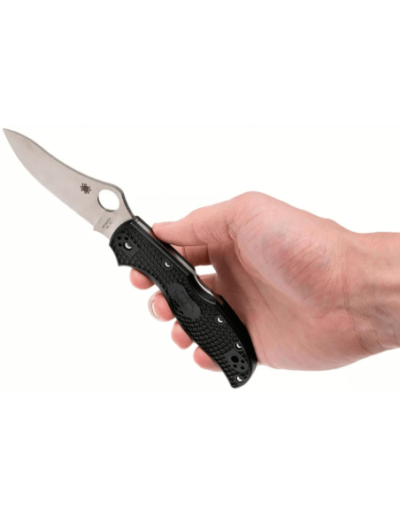 Spyderco Strech 2 C90PBK2 foldekniv svart nylon/glassfiberhåndtak 12 cm