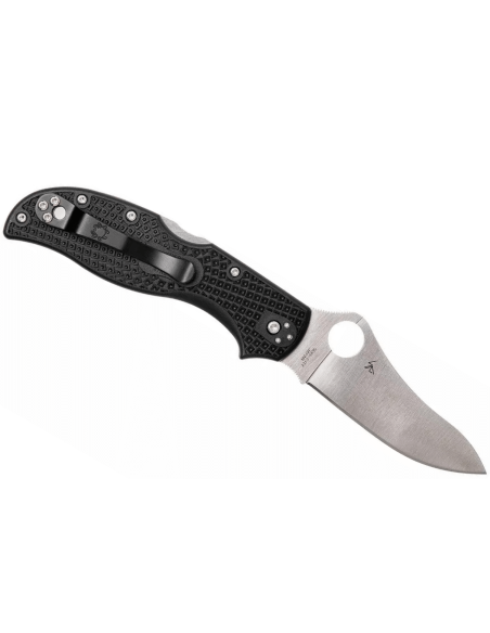 Faca dobrável Spyderco Strech 2 C90PBK2 com cabo preto em nylon/fibra de vidro 12cm