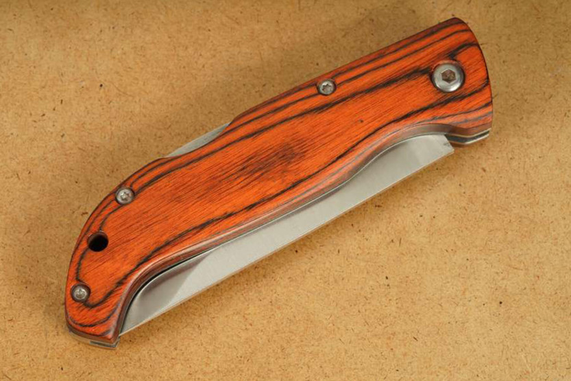 Navaja Herbertz 598010 10.2cm mango de pakkawood