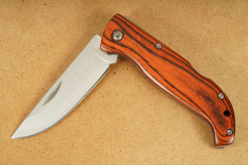 Herbertz folding knife 598010 pakkawood handle 10,2cm
