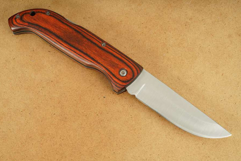 Herbertz cuchillo plegable 598012 pakkawood mango 12cm
