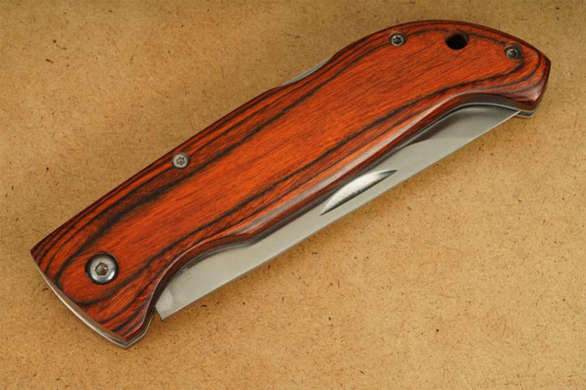Herbertz foldekniv 598012 pakkawood håndtag 12cm