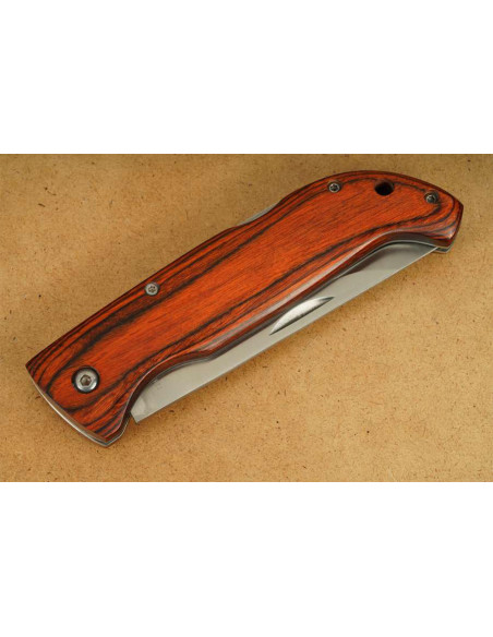 Herbertz cuchillo plegable 598012 pakkawood mango 12cm