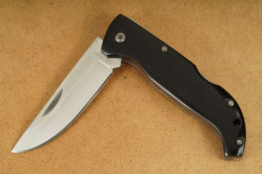 Herbertz 59811 navaja plegable 10cm mango pakkawood
