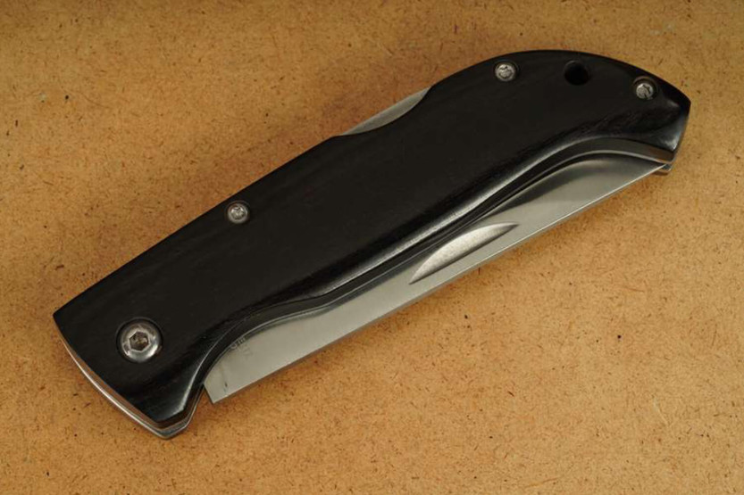 Herbertz 59811 navaja plegable 10cm mango pakkawood