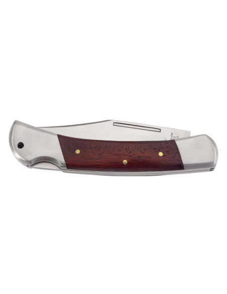 Herbertz 214313 bruin pakkahouten handvat multifunctioneel vouwmes 8cm