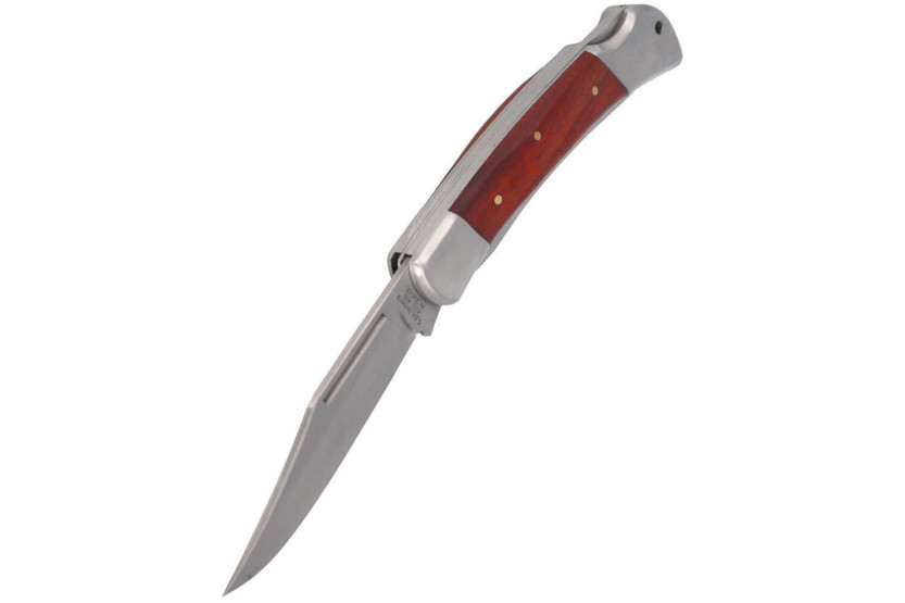 Herbertz multifunction folding knife 214313 brown pakkawood handle 8cm