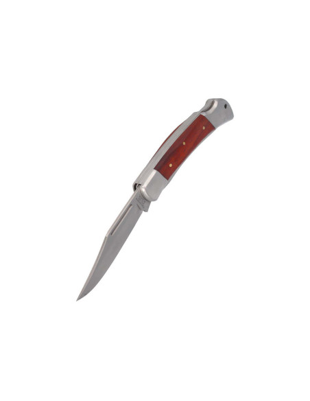 Herbertz 214313 bruin pakkahouten handvat multifunctioneel vouwmes 8cm