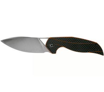 Canivete CIVIVI Anthropos C903A Cabo laranja e preto em G10/fibra de carbono 10,6 cm