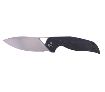Faca dobrável CIVIVI Anthropos C903B com cabo azul e preto em G10/fibra de carbono 10,6 cm