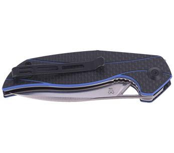 CIVIVI Anthropos C903B coltello pieghevole con manico in G10/fibra di carbonio blu e nero 10,6 cm 2