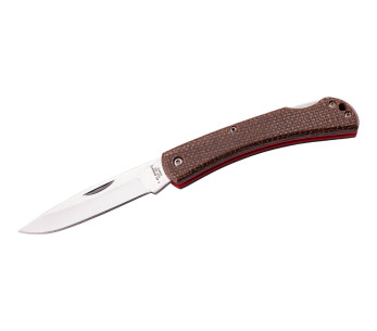 Herbertz 56401 vouwmes micarta handgreep geweven patroon