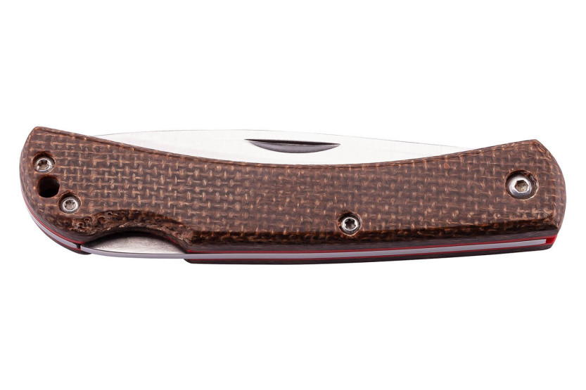 Herbertz 56401 taittoveitsi micarta kahva kudottu kuvio