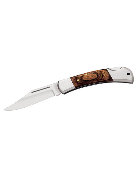 Faca dobrável Herbertz 223310 cabo em pakkawood castanho-escuro com reforço duplo 9,5 cm