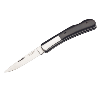 Herbertz 587 navaja plegable 10cm mango de madera con virola de acero