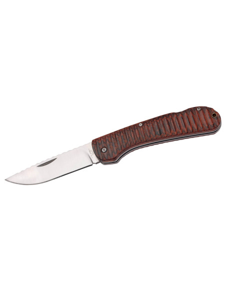 Herbertz folding knife 569811 11.5cm pakkawood handle + pocket clip