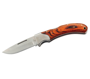 Herbertz 591312 vouwmes met oranje pakkahouten handvat 11,5cm