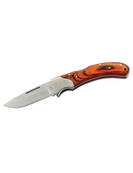 Herbertz 591312 coltello pieghevole con manico in pakkawood arancione 11,5 cm