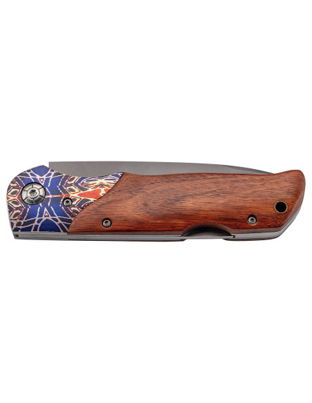 Herbertz foldekniv 595313 Håndtak i cocobolotre med mønstret bolster 12,5 cm