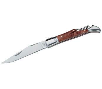 Herbertz 231112 Laguiole foldekniv med 12 cm kvædetræshåndtag + proptrækker