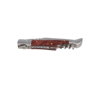 Herbertz 231112 Laguiole-taittoveitsi 12cm kvittenipuinen kahva + korkkiruuvi 2