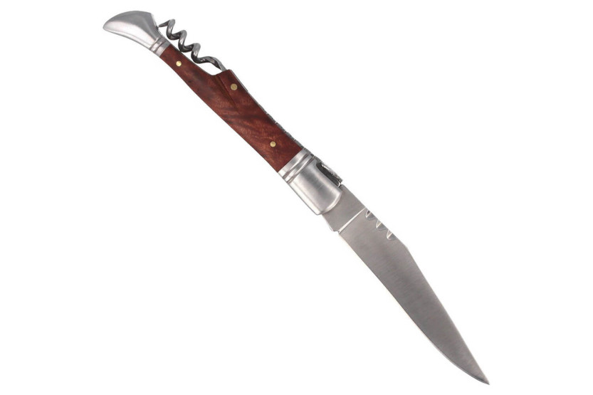 Klappmesser Laguiole Herbertz 231112 Quittenholzgriff 12cm + Korkenzieher