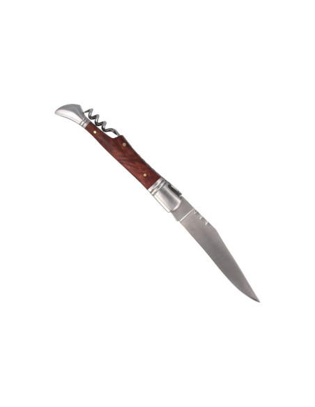 Herbertz 231112 Coltello pieghevole Laguiole con manico in legno di mela cotogna 12 cm + cavatappi